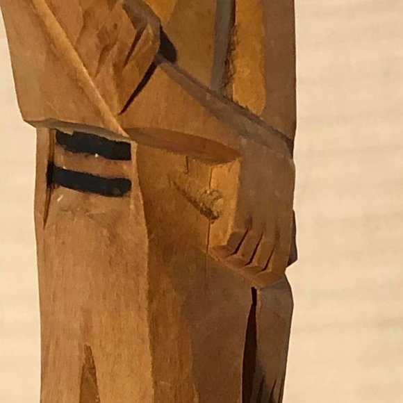 Vintage Mid-Century 1952 Sven Gunnarsson Tennis Player Partially Painted Wooden - Picture 6 of 7